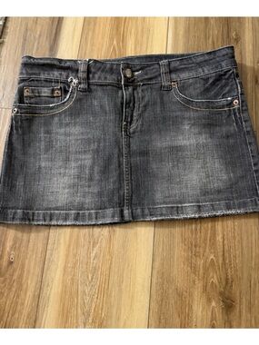 American Eagle Dark Gray Washed Denim Jeans size 6